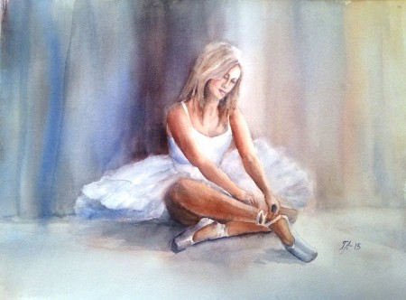 Ballerina 2, 56x38 cm, 2015